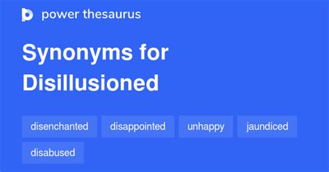 disillusioned synonym|thesaurus disillusioned.